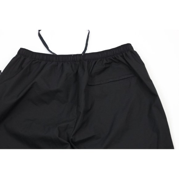 Vintage 90s InSport Mens Large Waterproof Cuffed Joggers Jogger Pants Black USA - Picture 10 of 12